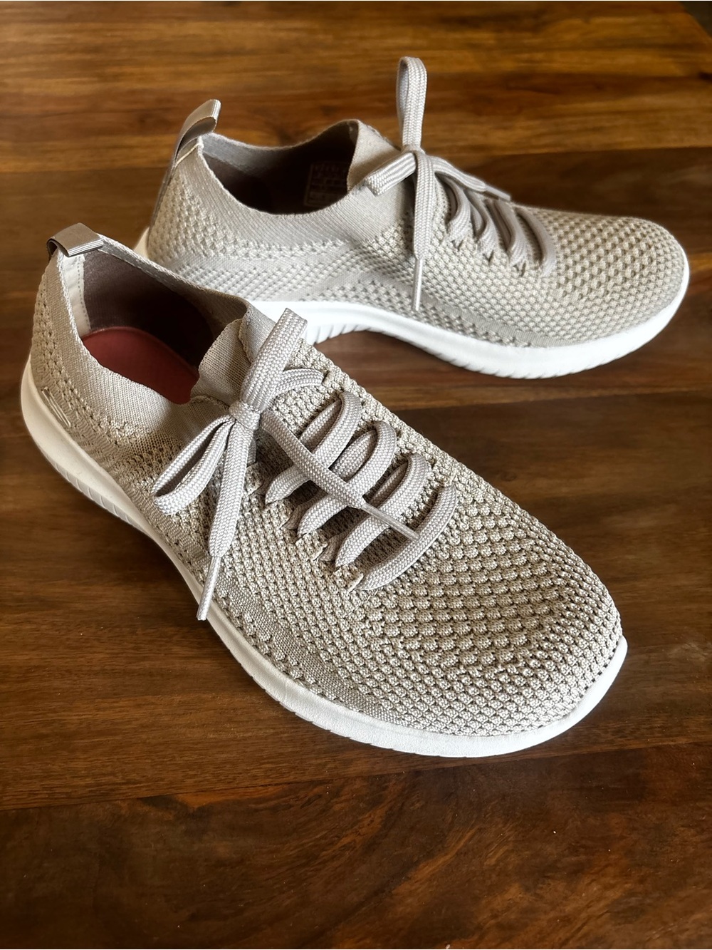 Skechers Ultra Flex Statements Taupe Memory Foam Walking Sneakers Women’s 7